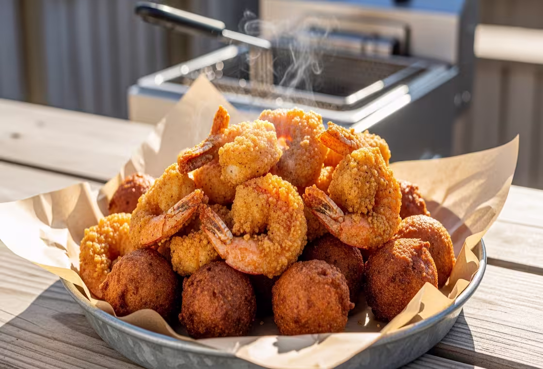 crispy Southern deep-fried Shrimp